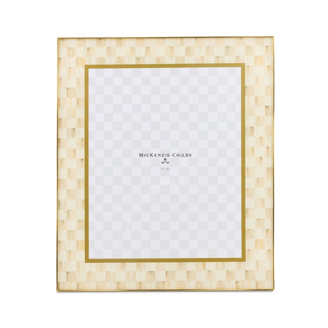 Mocha Check 8" x 10" Glass Frame image number 0