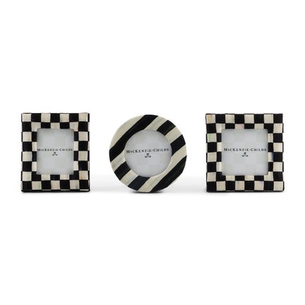 Courtly Fabric Frames, Set of 3