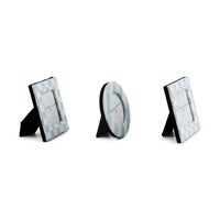 Sky Fabric Frames, Set of 3