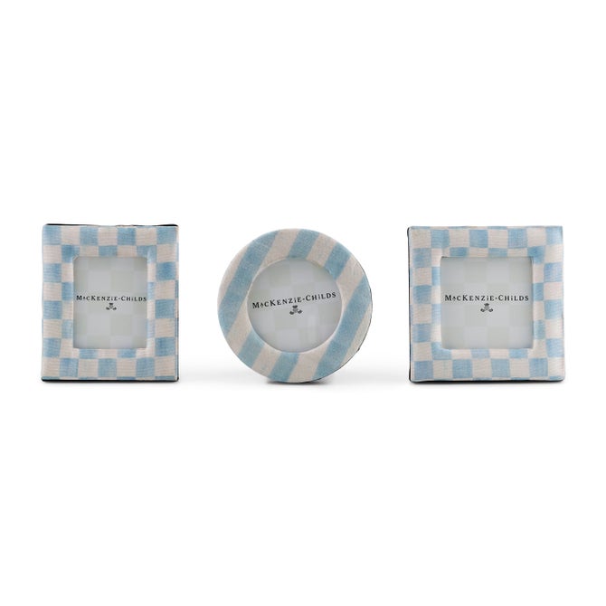 Sky Fabric Frames, Set of 3 image number 0
