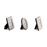 Rosy Fabric Frames, Set of 3