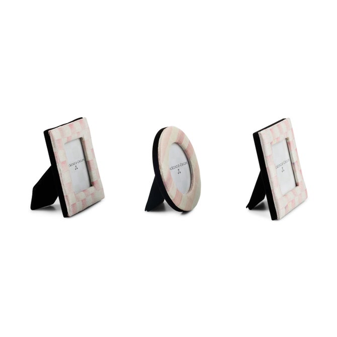Rosy Fabric Frames, Set of 3 image number 2