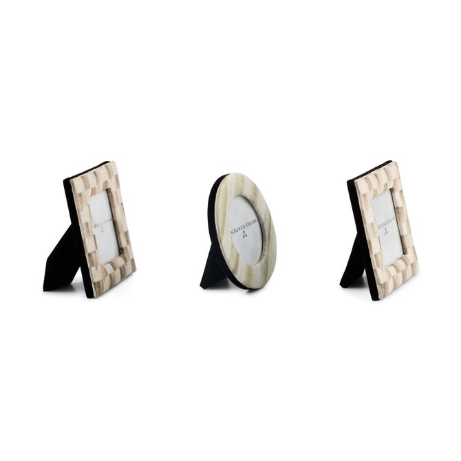 Mocha Fabric Frames, Set of 3 image number 2
