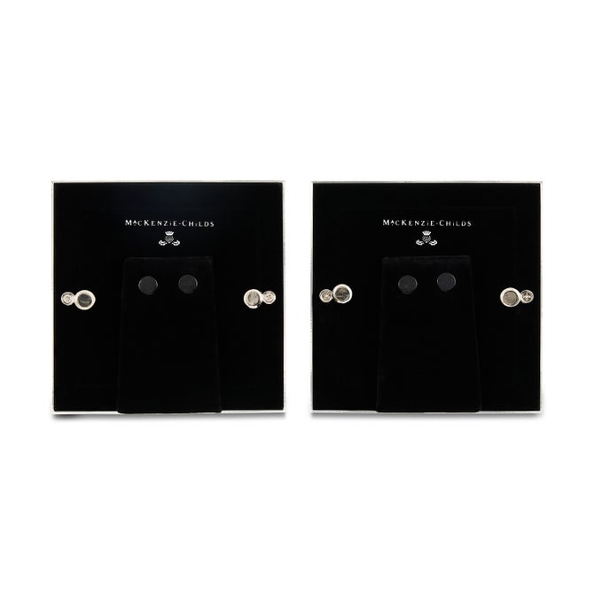 Cherry & Emerald Check Silver Plated Frames, Set of 2 image number 3