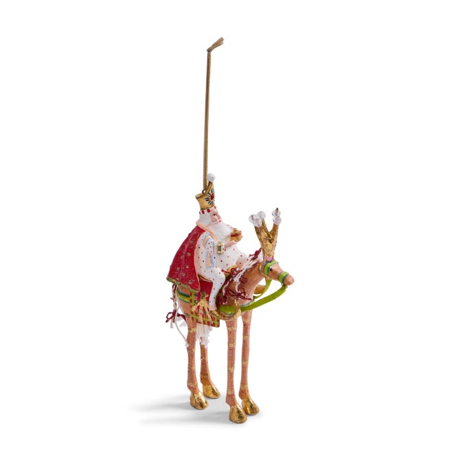 Patience Brewster Nativity Melchior on Horse Ornament image number 0