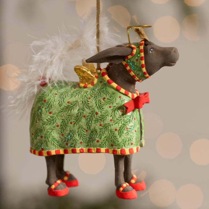 Patience Brewster Nativity David Donkey Ornament image number 1