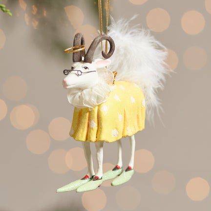 Patience Brewster Nativity Nanny Goat Ornament