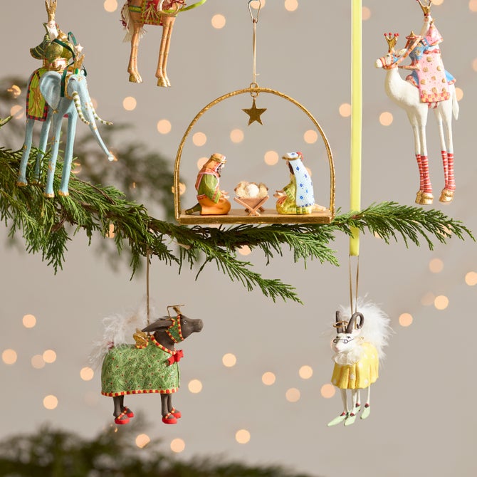 Patience Brewster Nativity Nanny Goat Ornament image number 2