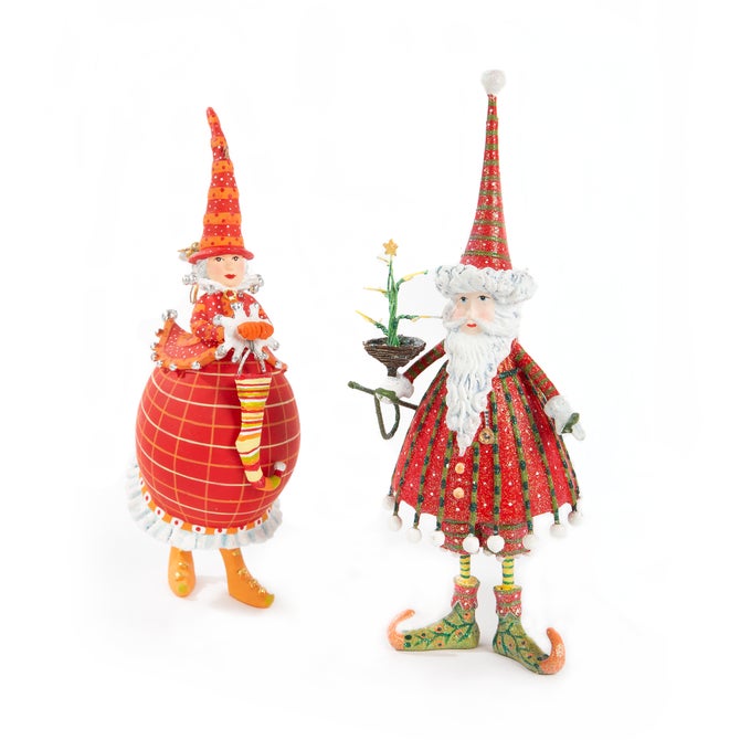 Patience Brewster Dash Away Red Mrs. Santa Ornament image number 1