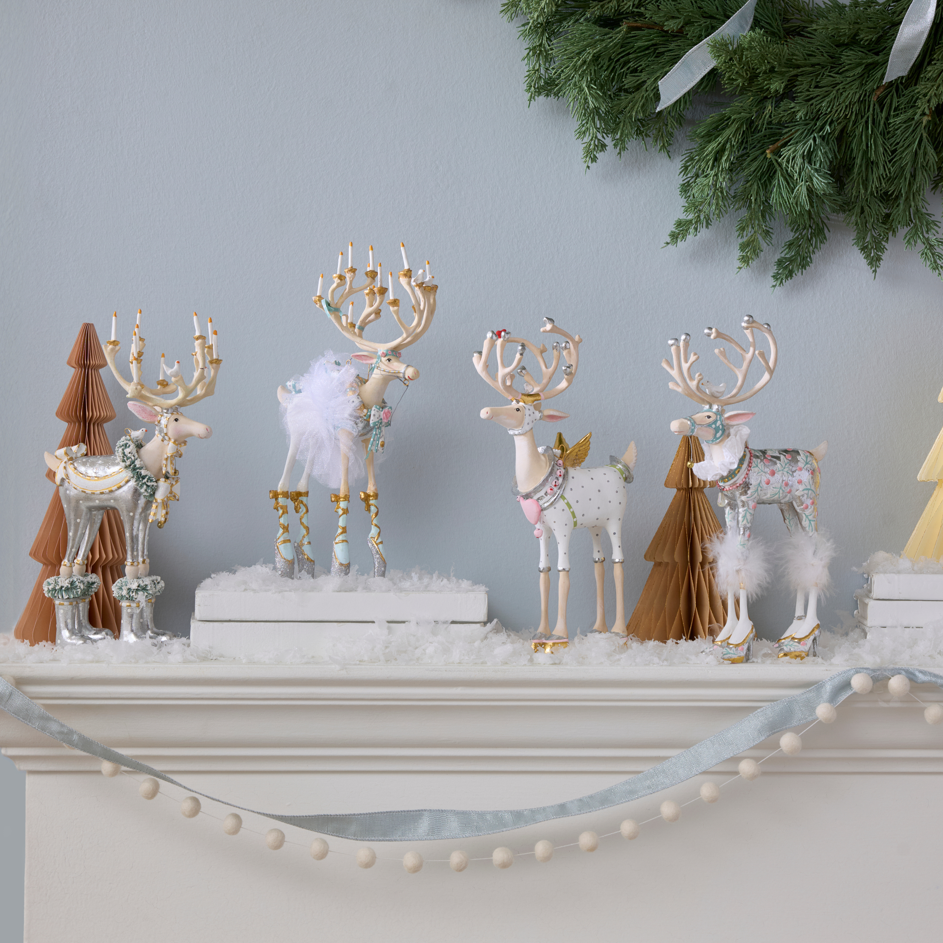 MacKenzie-Childs | Patience Brewster Moonbeam Dasher Reindeer Figure