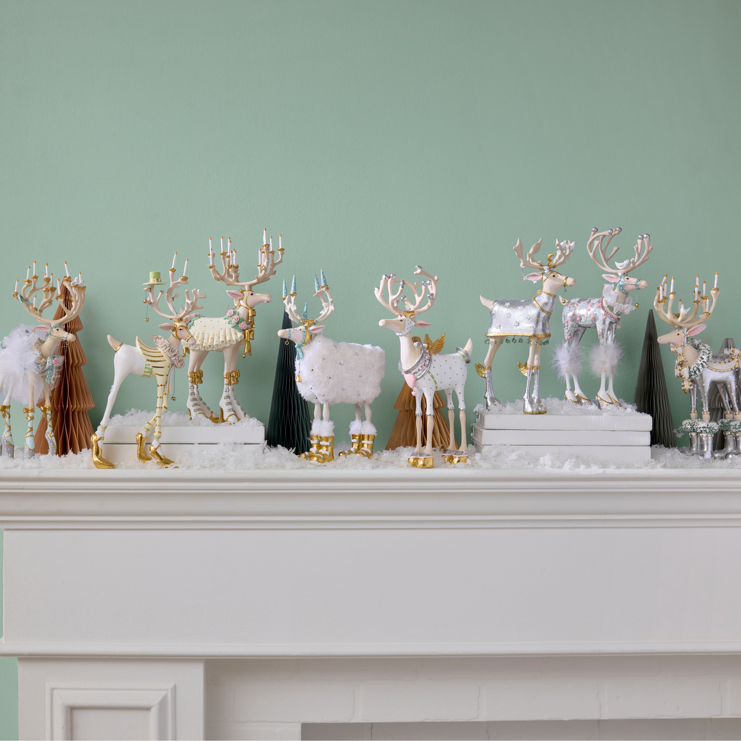 MacKenzie-Childs | Patience Brewster Moonbeam Prancer Reindeer Figure