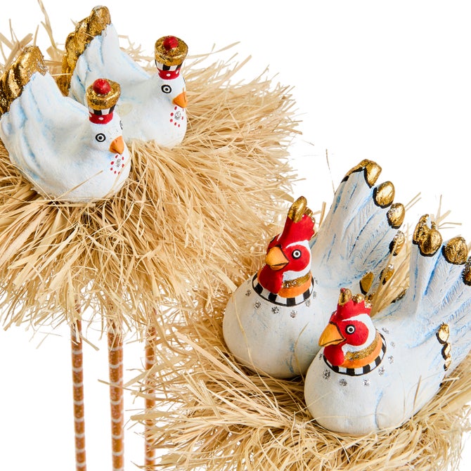 Patience Brewster Nativity Chicken & Dove Figures image number 4