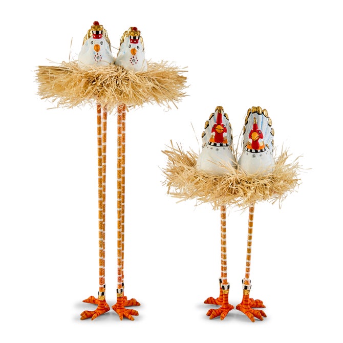 Patience Brewster Nativity Chicken & Dove Figures image number 0
