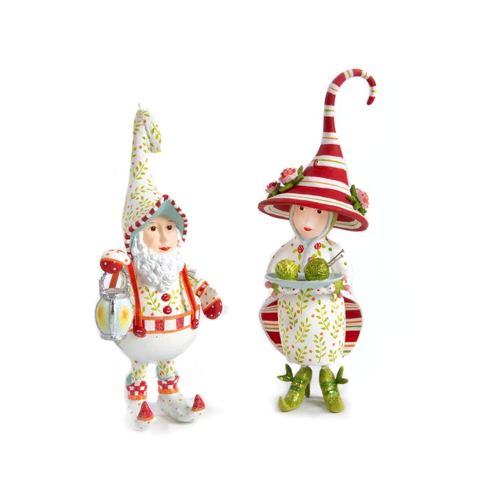 Patience Brewster Dash Away Santa's Lantern Elf Ornament image number 1