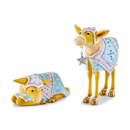 Patience Brewster Nativity Calf Figures