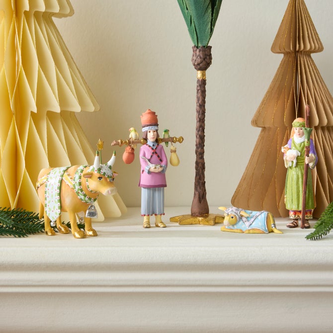 Patience Brewster Nativity Cow & Calf Mini Figures image number 2
