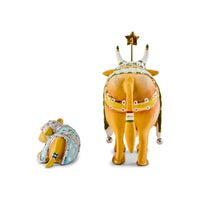 Patience Brewster Nativity Cow & Calf Mini Figures