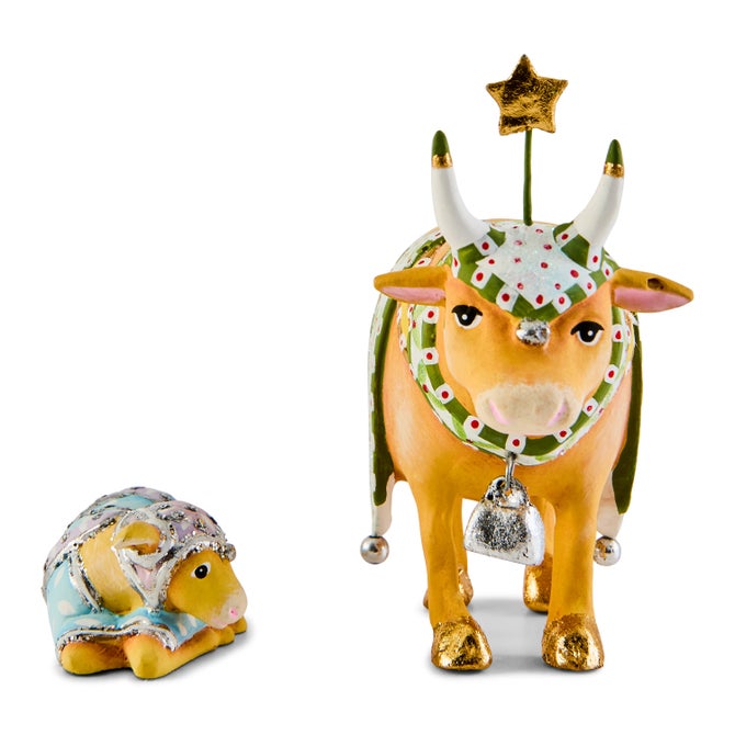 Patience Brewster Nativity Cow & Calf Mini Figures image number 0