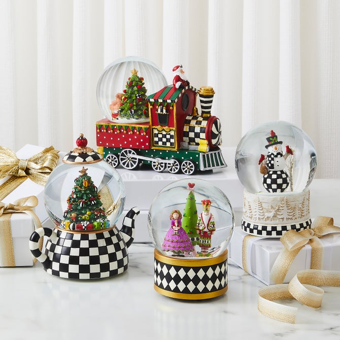 Courtly Teapot Snow Globe image number 1