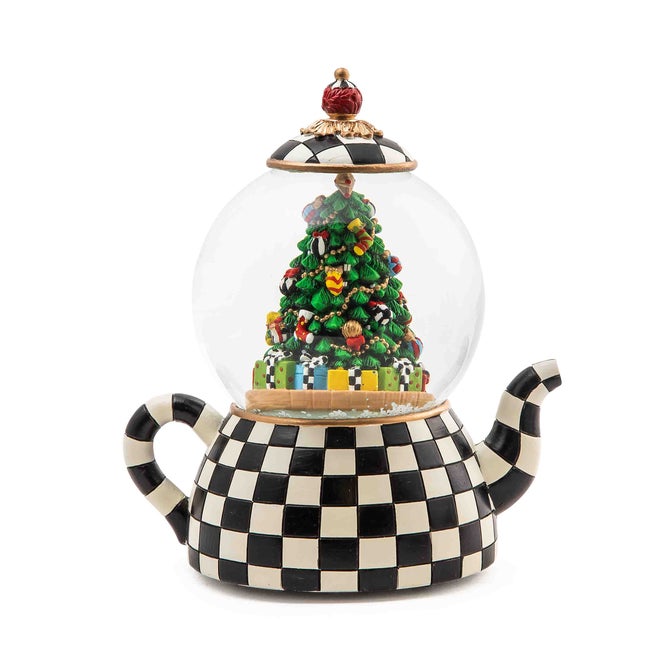 Courtly Teapot Snow Globe image number 0