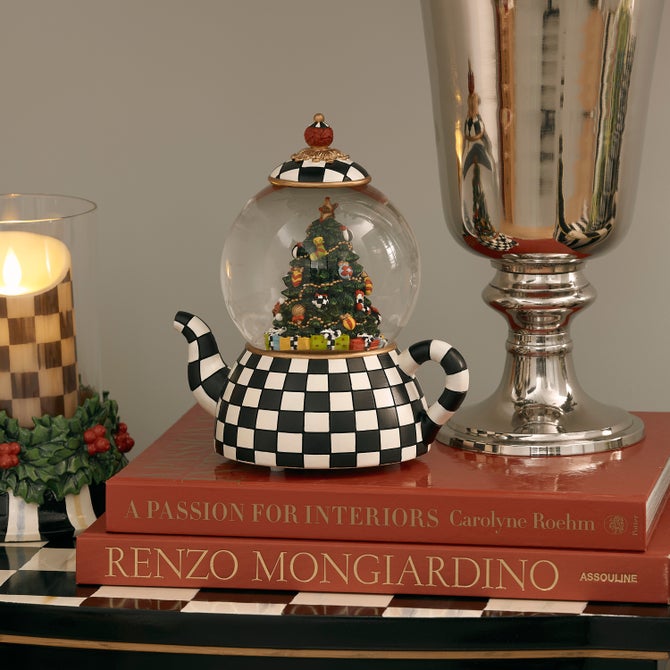 Courtly Teapot Snow Globe image number 5