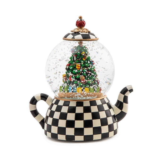 Courtly Teapot Snow Globe image number 2