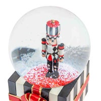 Nutcracker Gift Snow Globe
