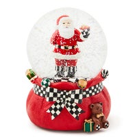 Gift Giving Santa Snow Globe