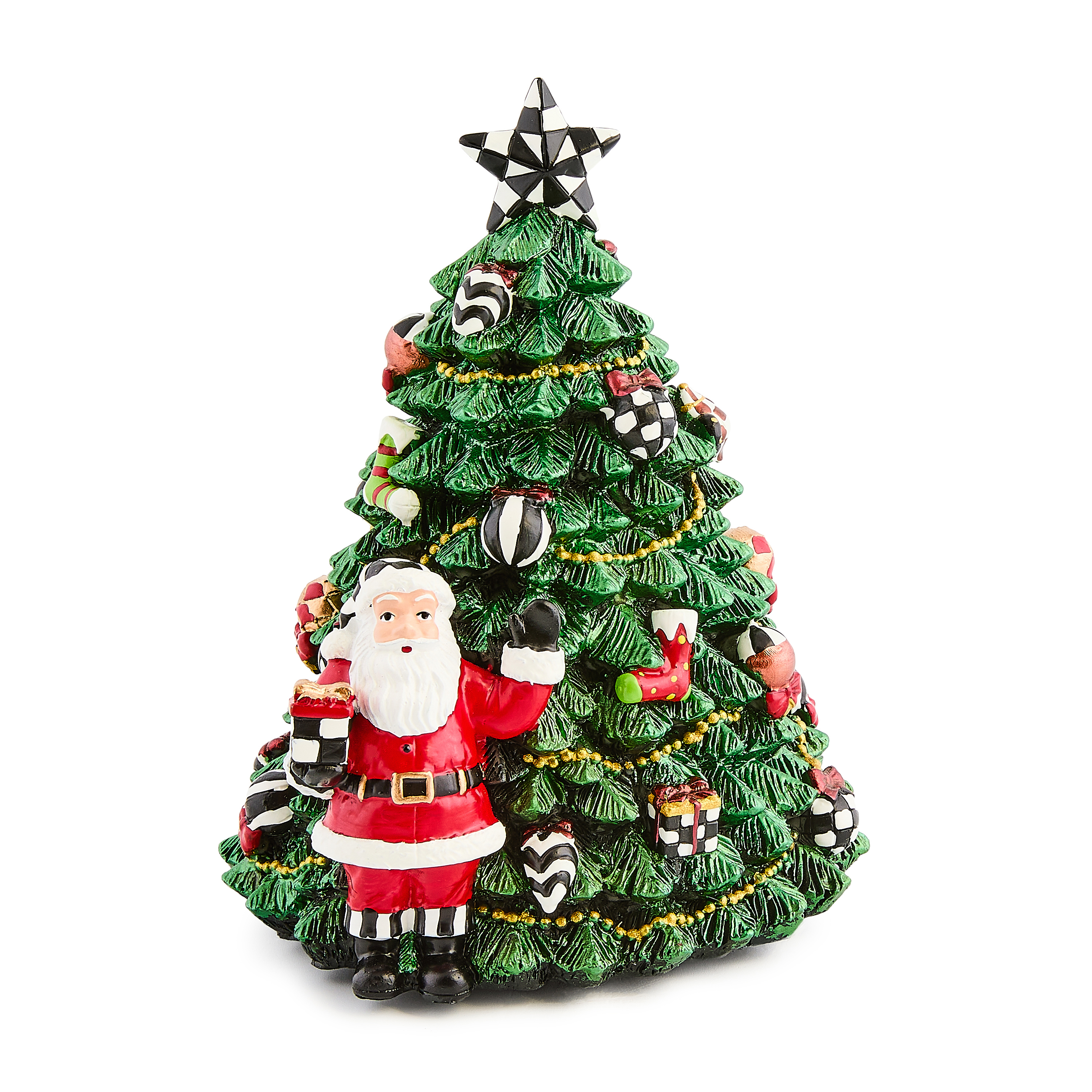 MacKenzie-Childs | Courtly Christmas Tree Rotating Music Box