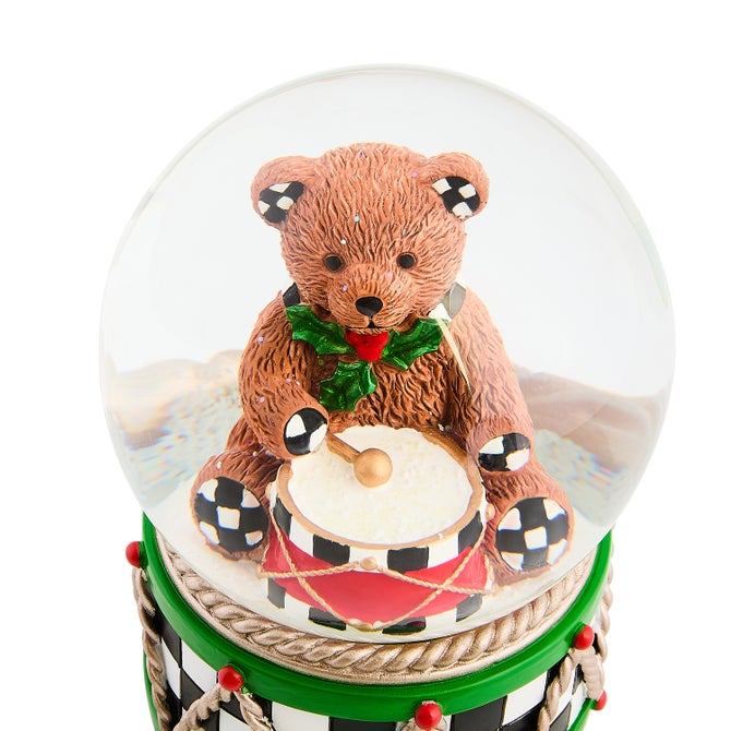 Holly Bear Snow Globe image number 2