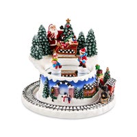 Musical Ice Skating Winter Scene