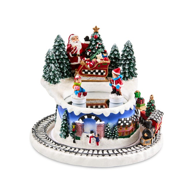 Musical Ice Skating Winter Scene image number 2
