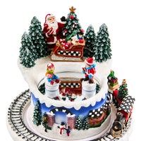 Musical Ice Skating Winter Scene