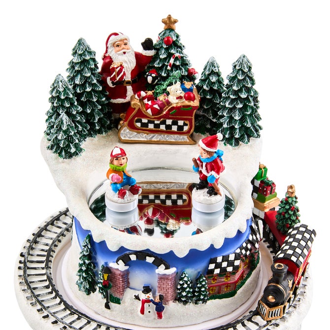 Musical Ice Skating Winter Scene image number 3