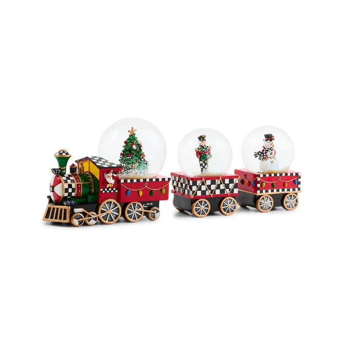 Holiday Train Snow Globe Set, Set of 3 image number 3