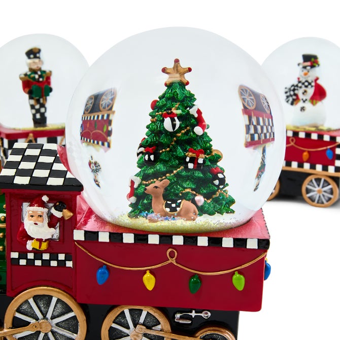 Holiday Train Snow Globe Set, Set of 3 image number 7