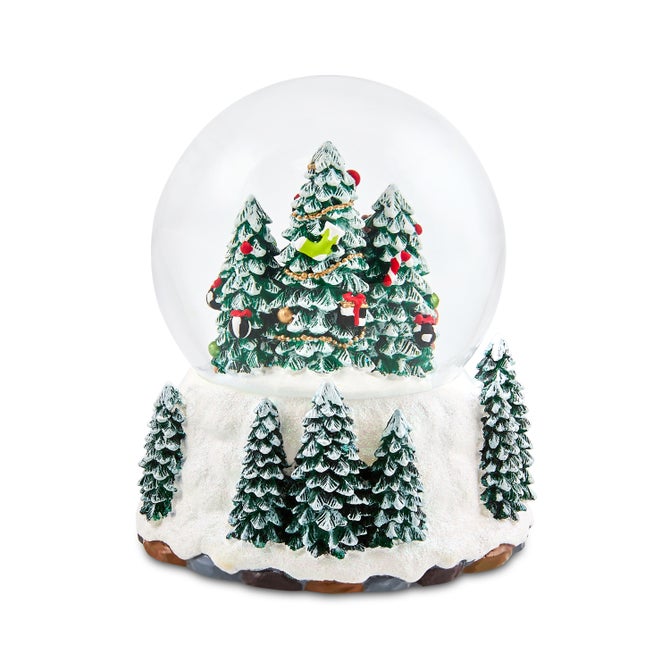 Holiday Forest Deer Snow Globe image number 2