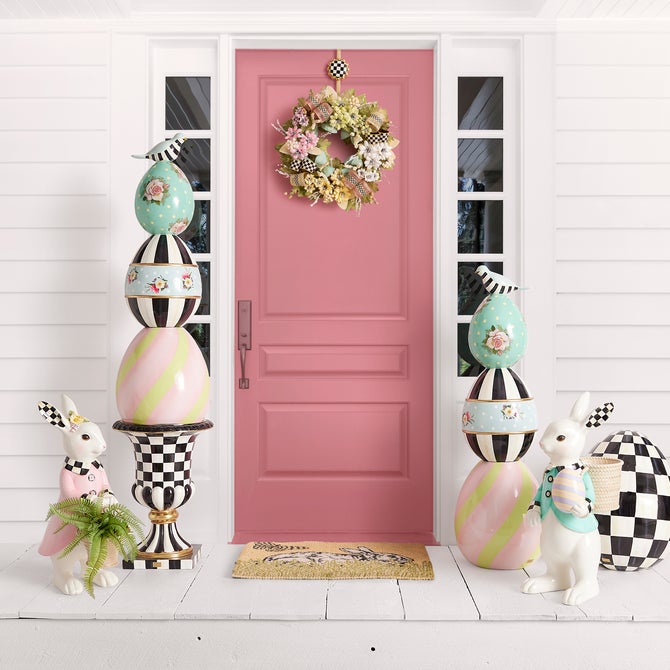 Courtly Check Wreath Hanger image number 8