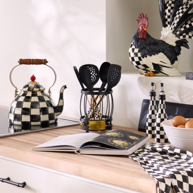 Courtly Check Utensil Caddy Set image number 1
