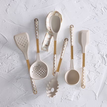 Mocha Check Spoon