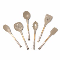 Mocha Check Spoon