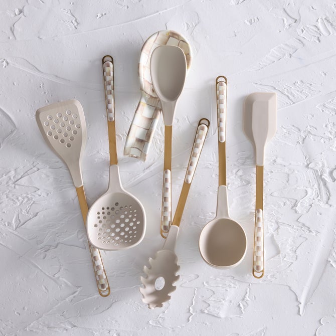 Mocha Check Slotted Spatula image number 4