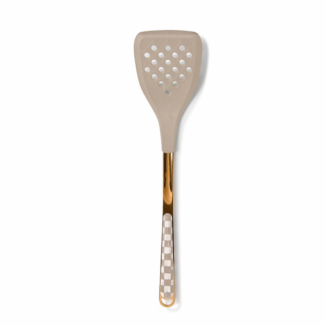 Mocha Check Slotted Spatula image number 0
