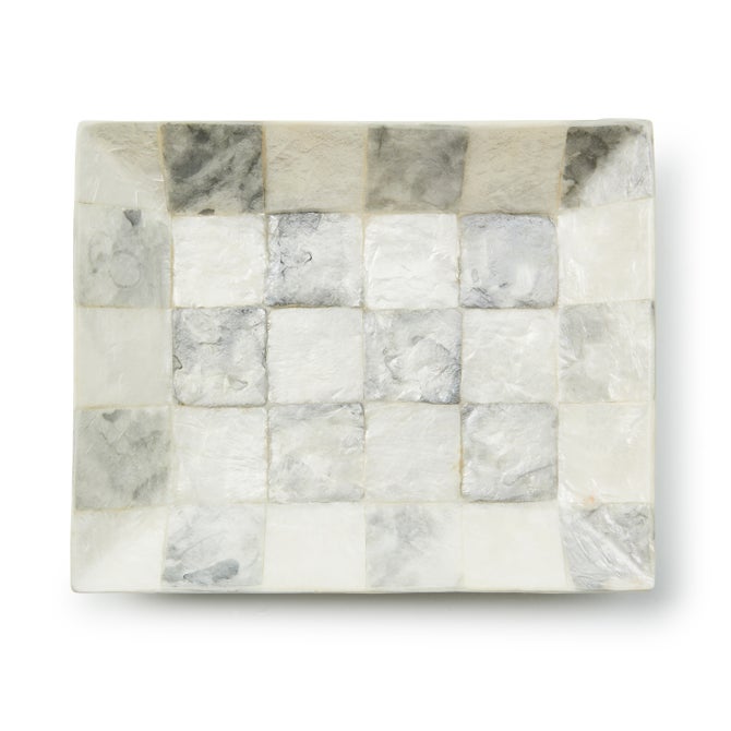 Sterling Check Capiz Soap Dish image number 2