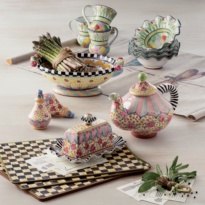 Courtly Check Cork Back Placemats, Set of 4 image number 10