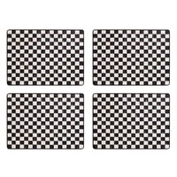 Courtly Checked Cork Back Placemats, Set of 4