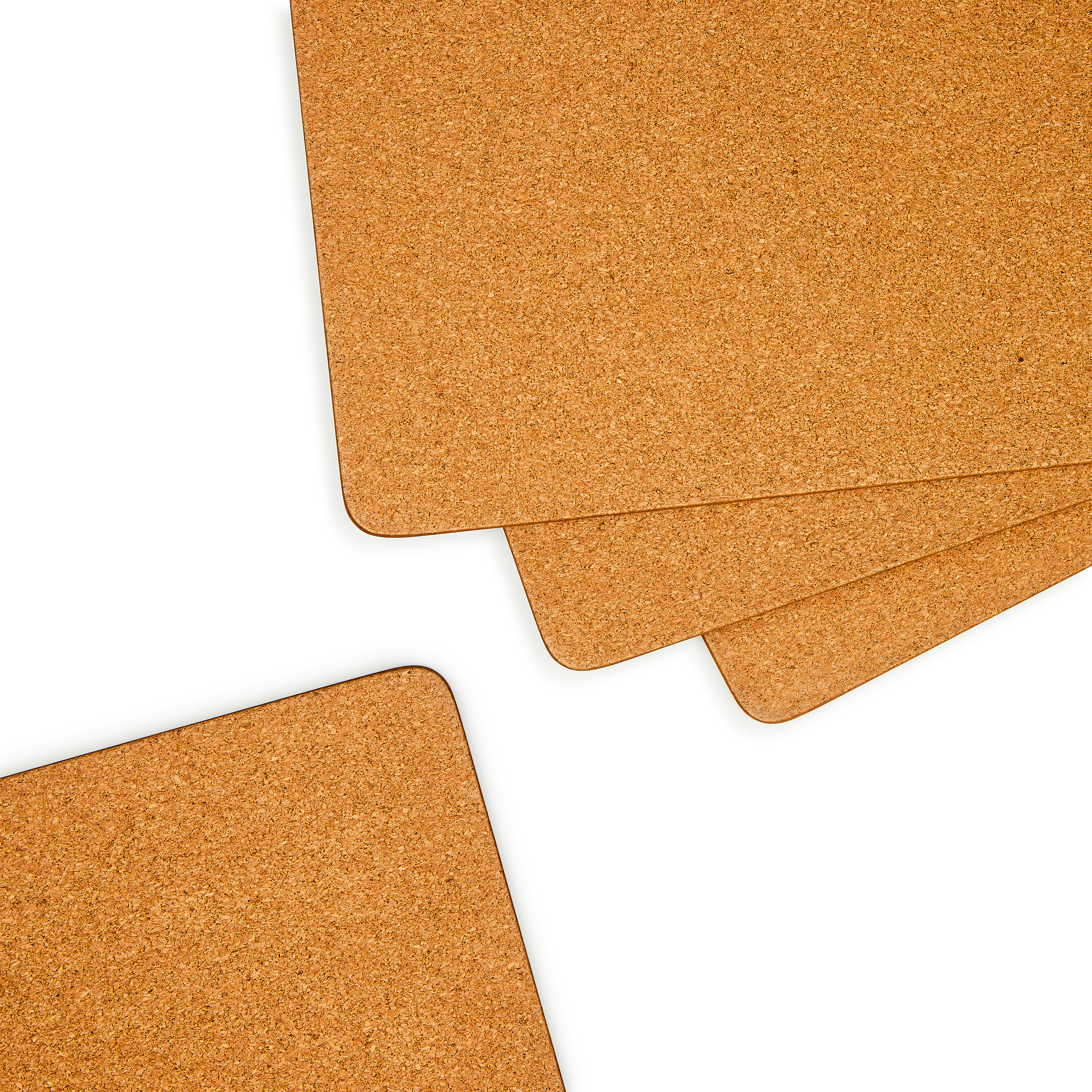 MacKenzie-Childs | Mocha Wild Rose Cork Back Placemats, Set of 4