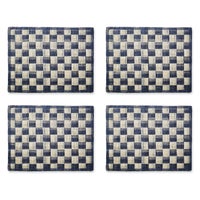Indigo Sinamay Placemats, Set of 4