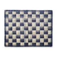 Indigo Sinamay Placemats, Set of 4