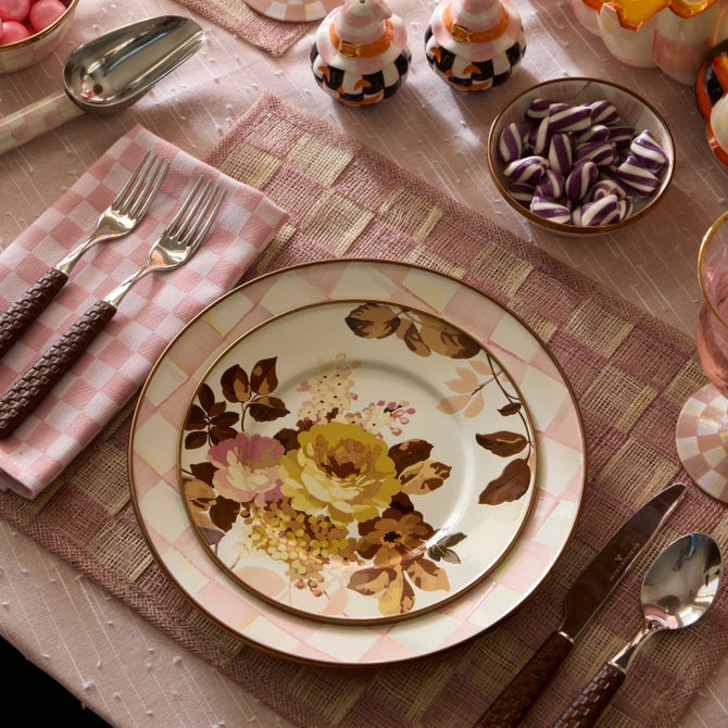 Pink Sinamay Placemats, Set of 4 image number 6